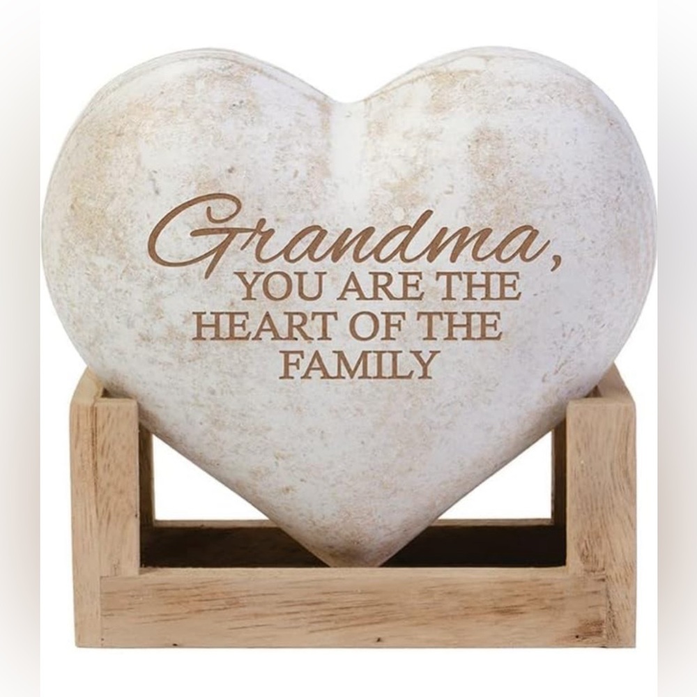 Carson Home 3D Heart Figurine “Grandma”